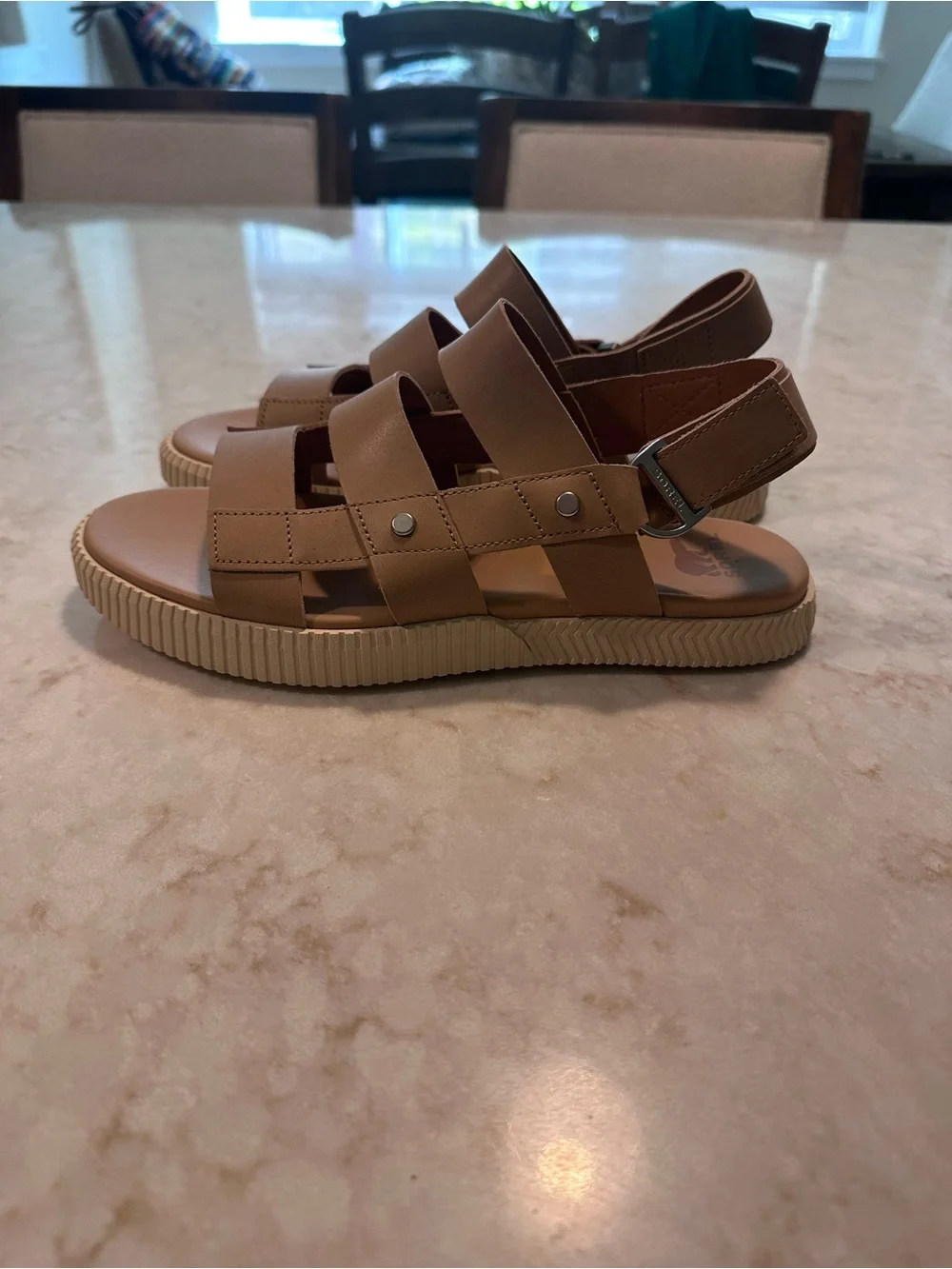 Sorel sandals. Nude color - Picture 4 of 10